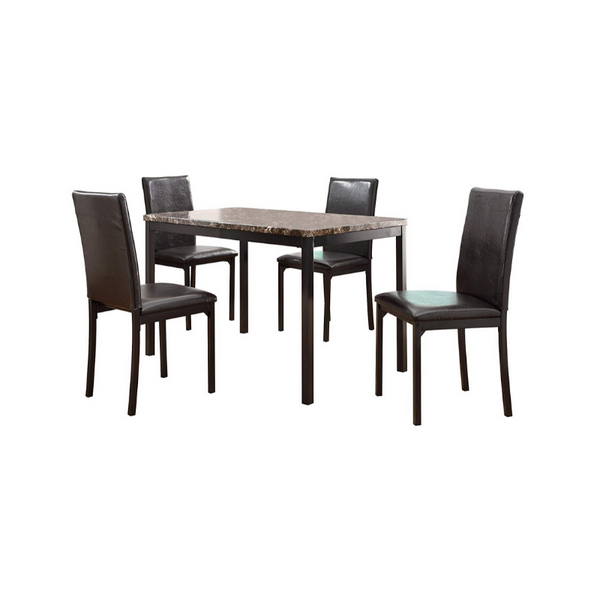 Juego de comedor Homelegance Tempe de 5 piezas