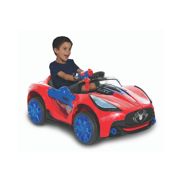 Spiderman-marvel Supercoche Spider-man de 6 voltios para niños