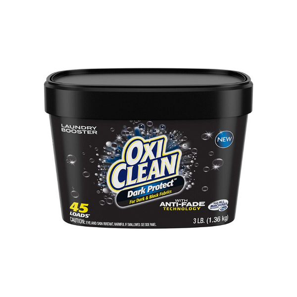 Oxiclean Dark Protect de 90 cargas para telas oscuras y negras con tecnología Anti-Fade