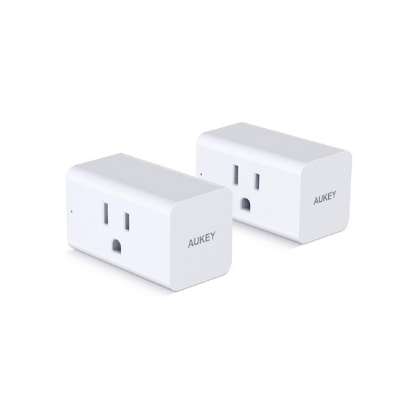 Pack de 2 enchufes inteligentes Wi-Fi AUKEY