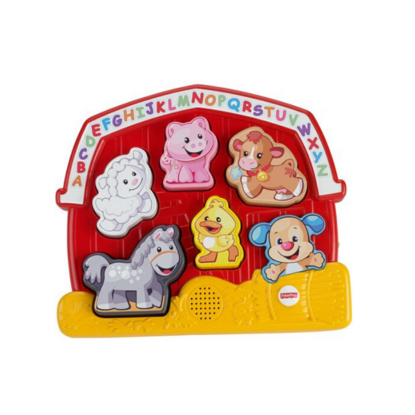 Fisher-Price Laugh & Learn Farm Animal Puzzle with 7 Different Songs