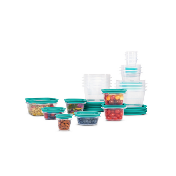 42 Piece Rubbermaid Press & Lock Easy Find Lids Food Storage Containers