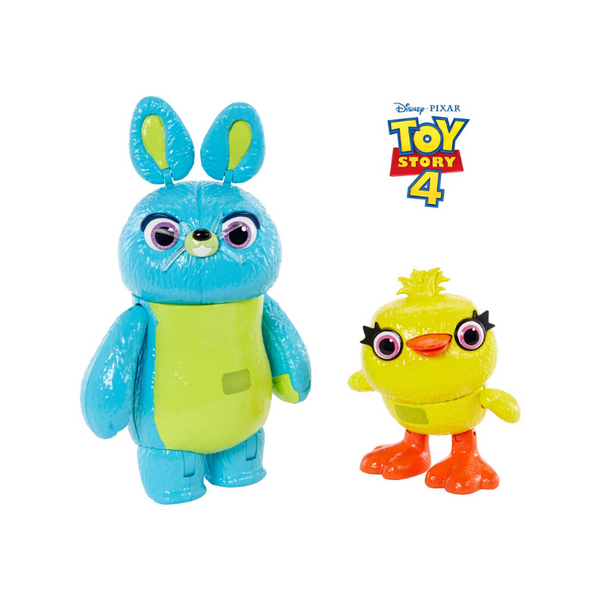 True Talkers interactivos de Toy Story Disney/Pixar de 2 piezas (Bunny &amp; Ducky)