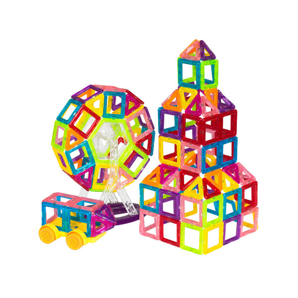 158-Piece Magnetic Building Block Tiles