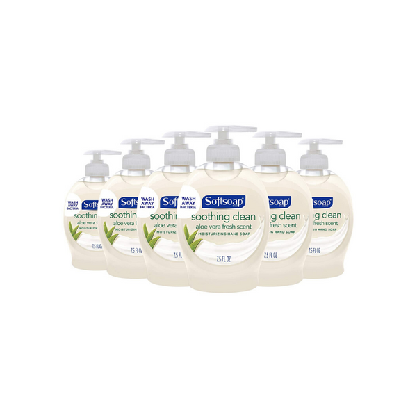 6 Jabón de manos líquido Softsoap, aloe