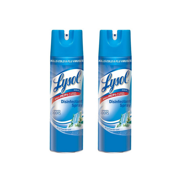 2 Bottles Of 19oz Lysol Disinfectant Spray