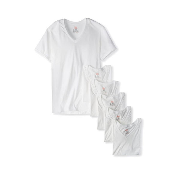 Hanes Ultimate Men's 6-Pack FreshIQ V-Neck Tee