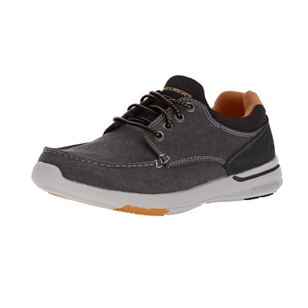 Skechers Men's Relaxed Fit-Elent-Mosen Boat Shoes