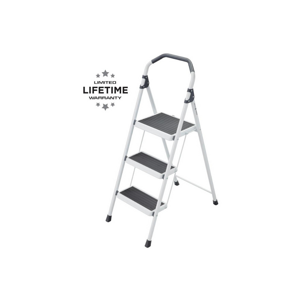 Gorilla 3-Step Steel Lightweight Step Stool Ladder