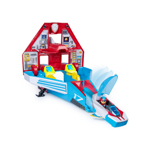 PAW Patrol 2-in-1 Transforming Mighty Pups Jet Command Center with Lights and Sounds