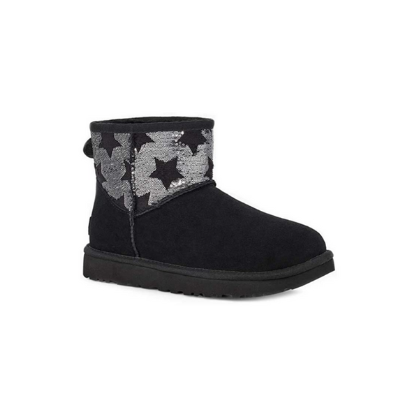 UGG Womens Classic Mini Sequin Stars Boot