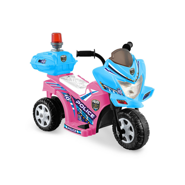 Kid Motorz 6V Lil Patrol Ride-On w/ Siren Light & Storage Box (various colors)