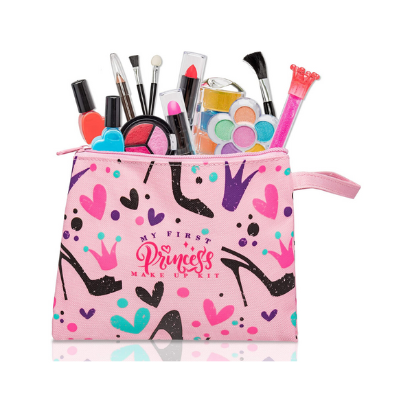 My First Princess Make Up Kit - 12 Pc Kids Makeup Set