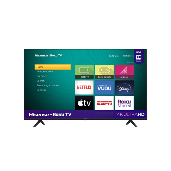 Hisense 58" Clase 4K UHD LED Roku Smart TV