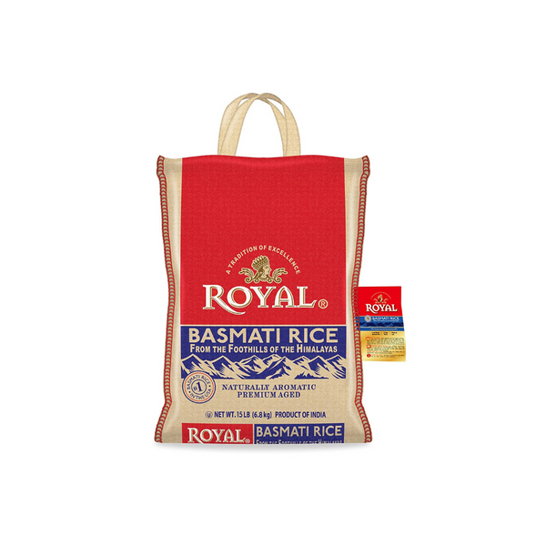 15-Pound Bag Of Authentic Royal Royal Basmati Rice