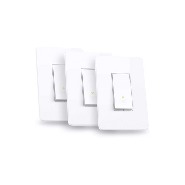 Paquete de 3 interruptores de luz inteligentes Wi-Fi TP-Link HS200P3 Kasa