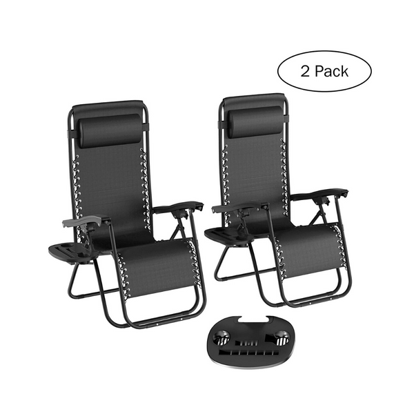 Juego de 2 sillones Zero Gravity (2 colores)