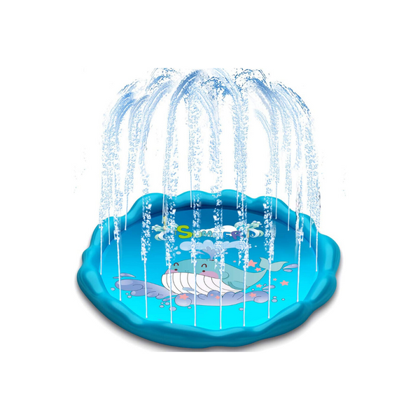 60" Whale Sprinkler Mat for Kids