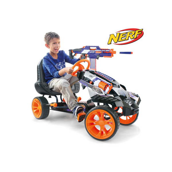 Go-Kart con pedales Nerf Battle Racer