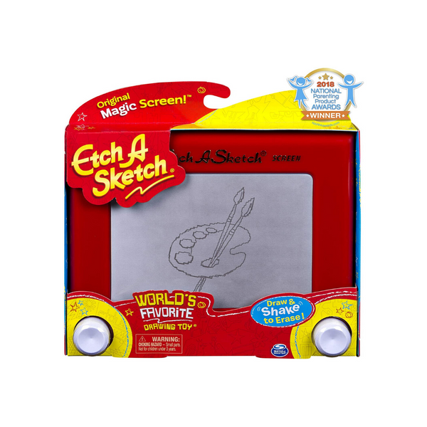 Etch A Sketch, Classic Red Drawing Retro Toy with Magic Screen, for Ages 3 and Up