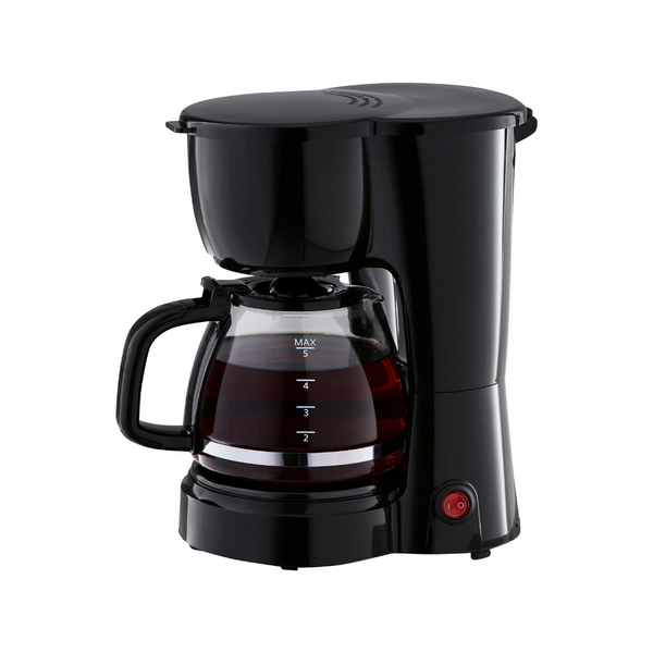 Mainstays 5 Cup Black Coffee Maker with Removable Filter Basket