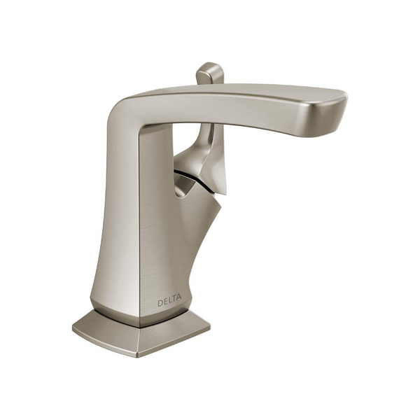 Delta Faucet Vesna Single Hole Brushed Nickel Bathroom Faucet