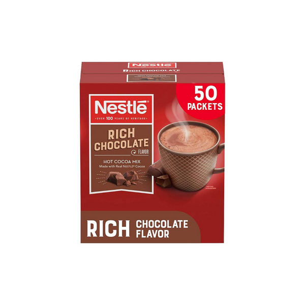 50 Nestle Rich Chocolate Hot Cocoa Mix Packets (OU-Dairy)