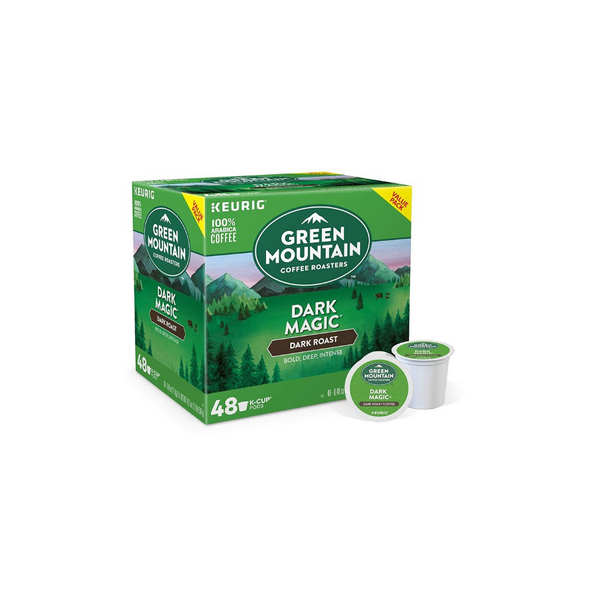 48 tostadores de café Green Mountain Dark Magic Keurig K-Cup Pods