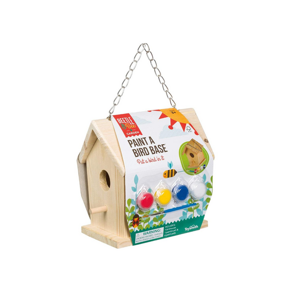 Toysmith Backyard Birdhouse DIY Kids Arts & Crafts Kit