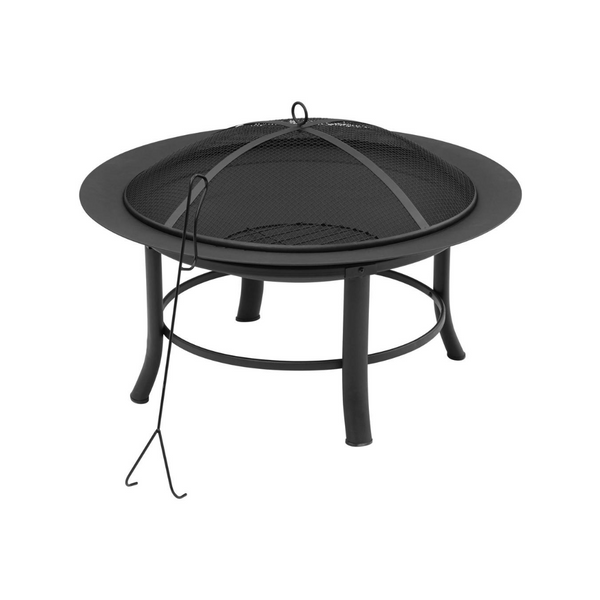 Mainstays 28" Fire Pit with PVC Cover and Spark Guard