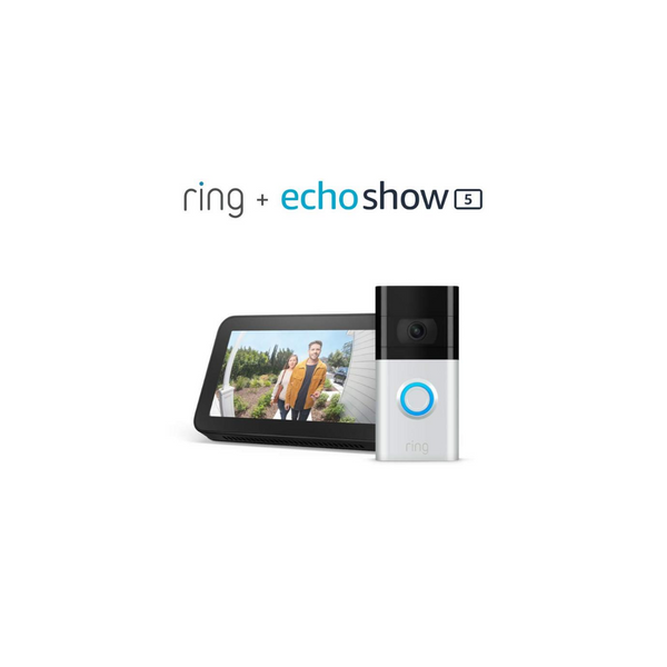 All-New Ring Video Doorbell 3 + Echo Show 5