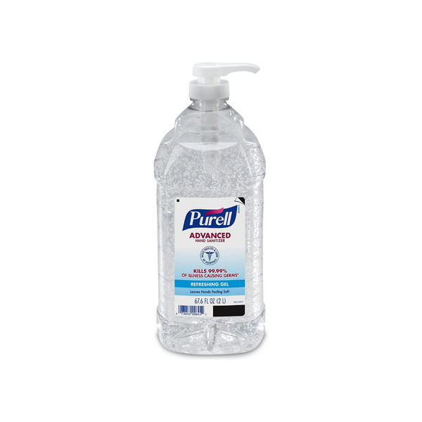 PURELL Advanced Hand Sanitizer Refreshing Gel 2 Liter Pump Bottle