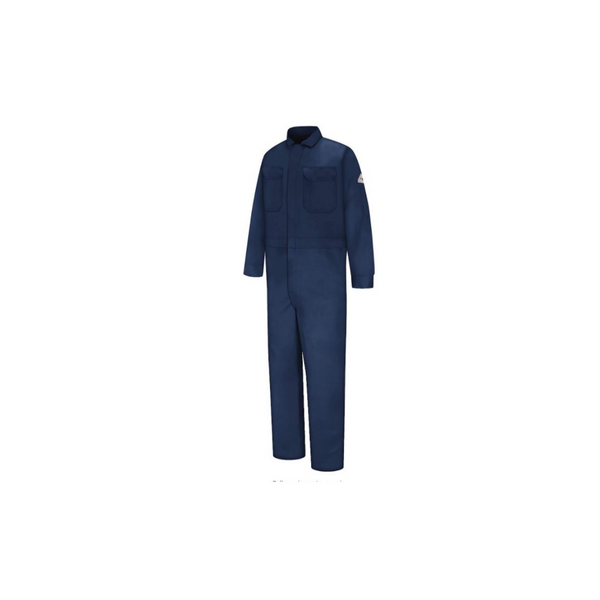 Bulwark Men’s Flame Resistant 9oz Twill Cotton Deluxe Coveralls