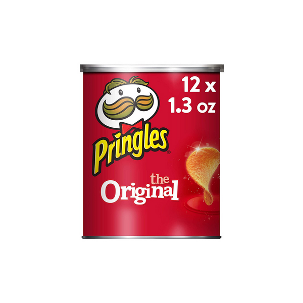 12 latas de patatas fritas Pringles