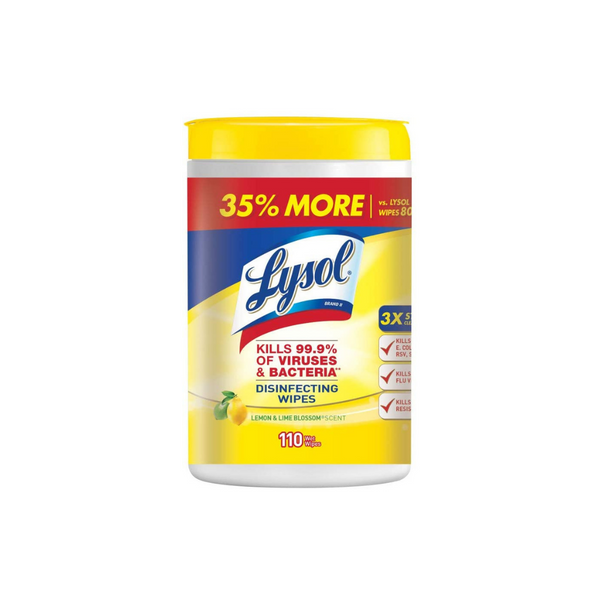 110 Lysol Disinfecting Wipes