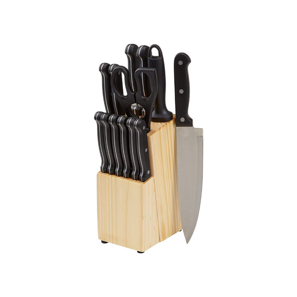 AmazonBasics 14-Piece Kitchen Knife Set