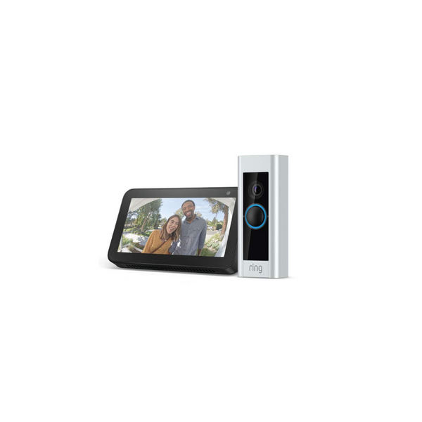 Ring Video Doorbell Pro con Echo Show 5 MÁS Tarjeta de regalo de Amazon de $10