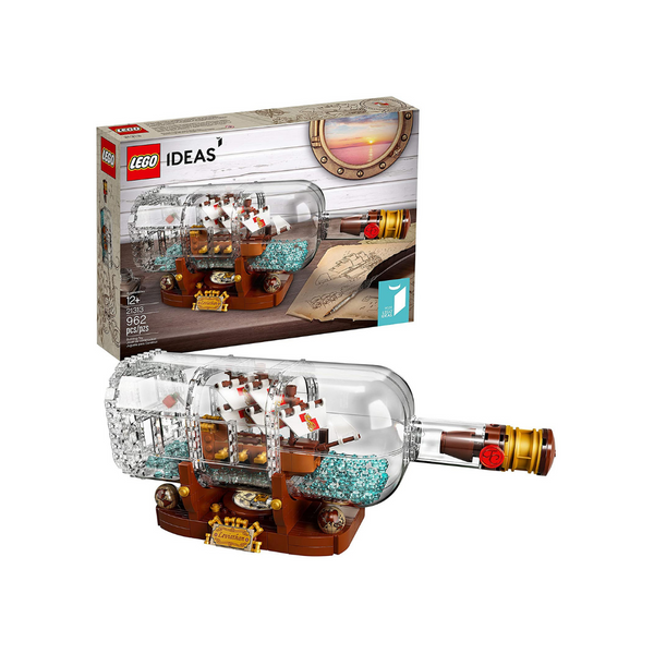 962 Piece LEGO Ideas Ship in a Bottle