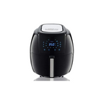 GoWISE USA 1700-Watt 5.8-QT 8-in-1 Digital Air Fryer with Recipe Book, Black