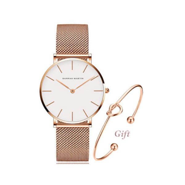 Women's Analog Quartz Rose Gold Watch