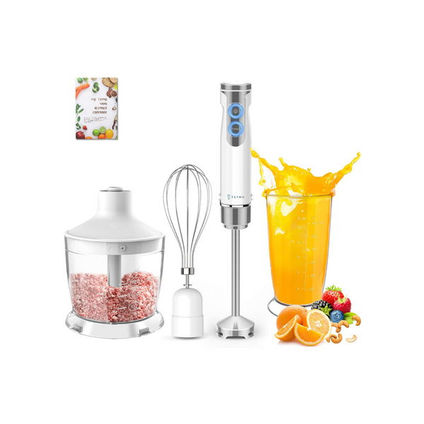 4 in 1 Hand Blender with 6 Speed + Turbo