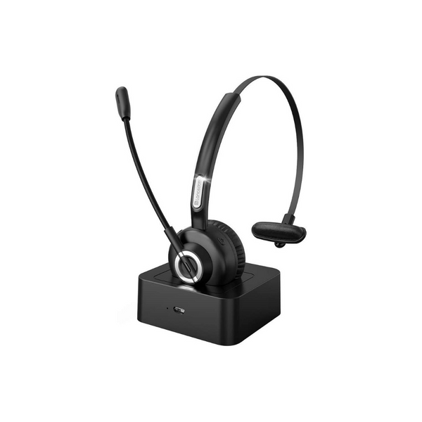 Auriculares inalámbricos Bluetooth con base de carga