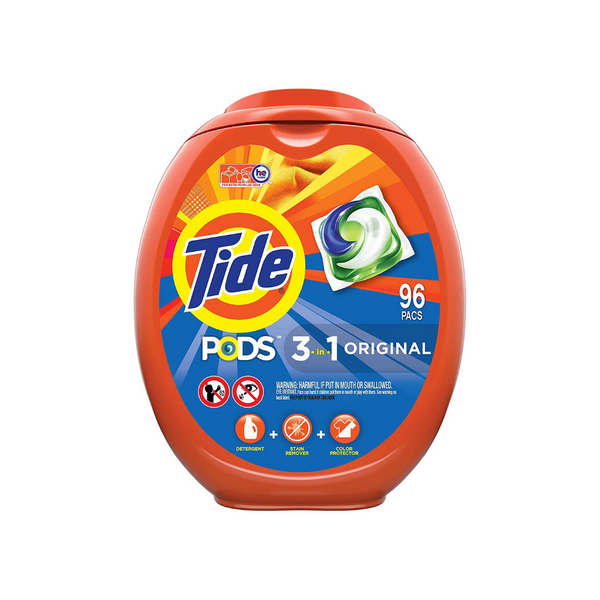 192 paquetes líquidos de detergente para ropa Tide