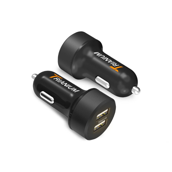 2 Dual Trianium Car Chargers