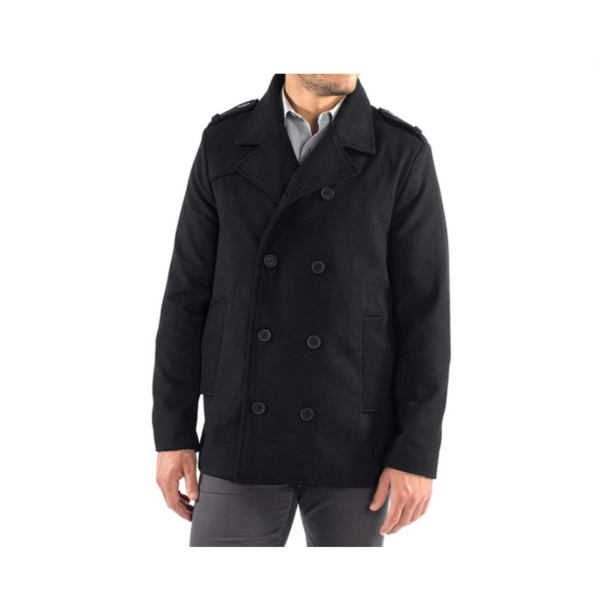 Alpine Swiss Mens Double Breasted Jacket