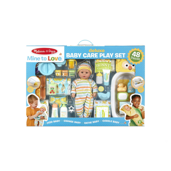 Melissa & Doug Deluxe Baby Care Play Set