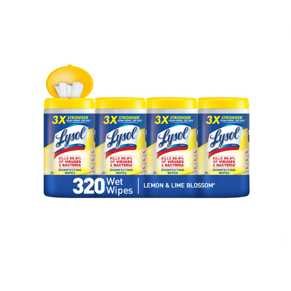 320 Lysol Disinfecting Wipes