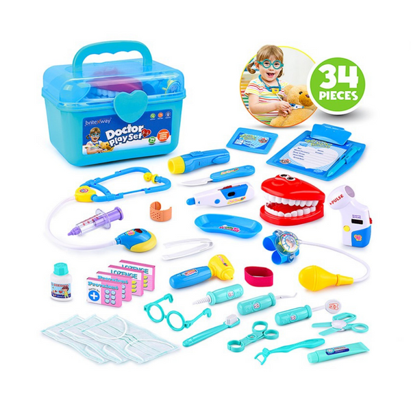 34 Piece Educational Pretend Play Doctor Toy