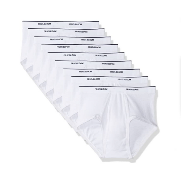 9 Fruit of the Loom Men's Tag-Free Cotton Briefs