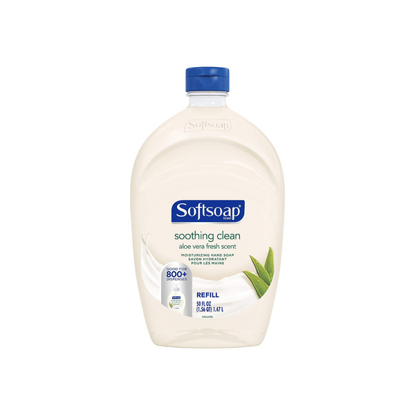 Botella de recambio de aloe limpio y calmante Softsoap de 50 oz